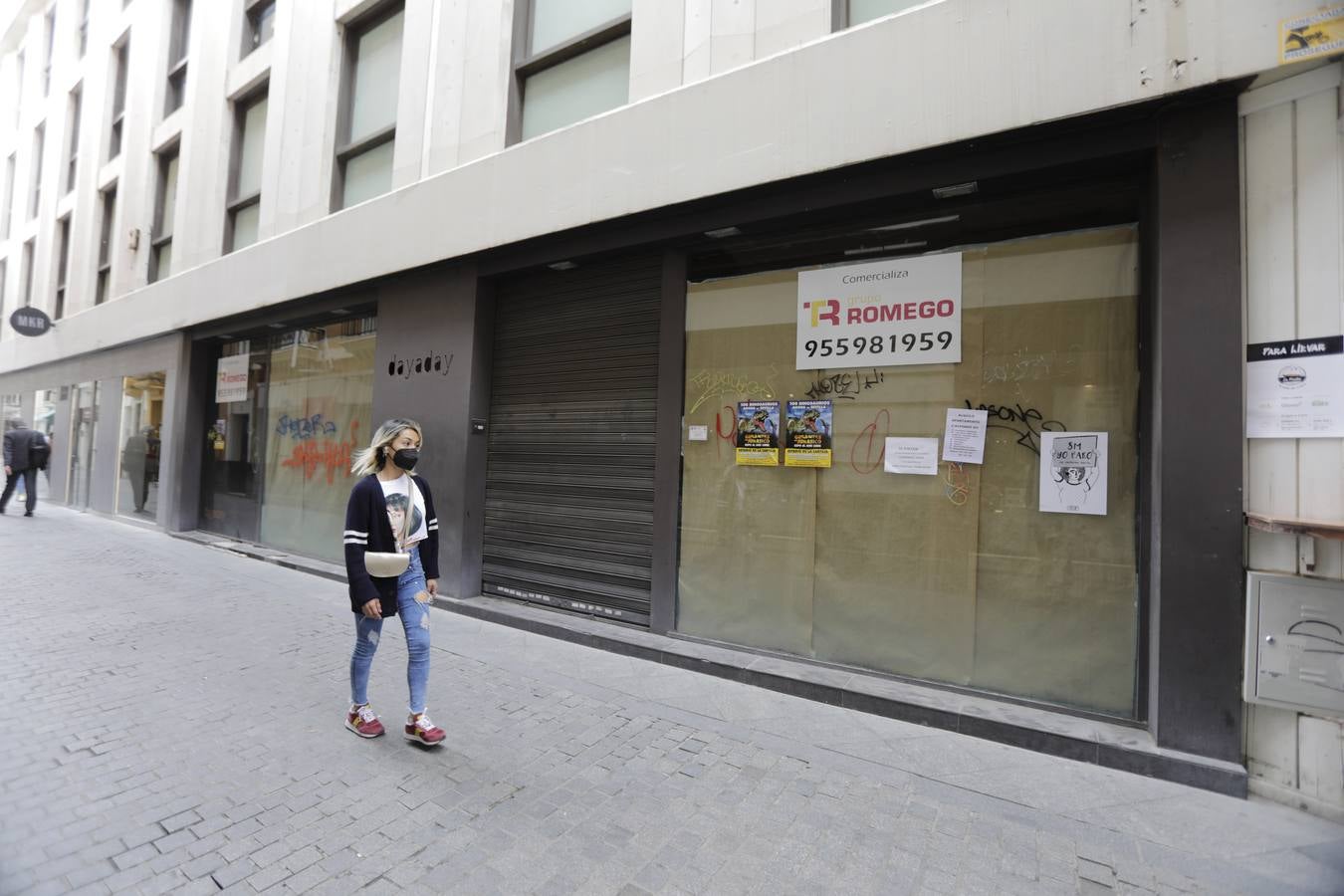 Caen los precios del alquiler en los locales comerciales del Centro de Sevilla