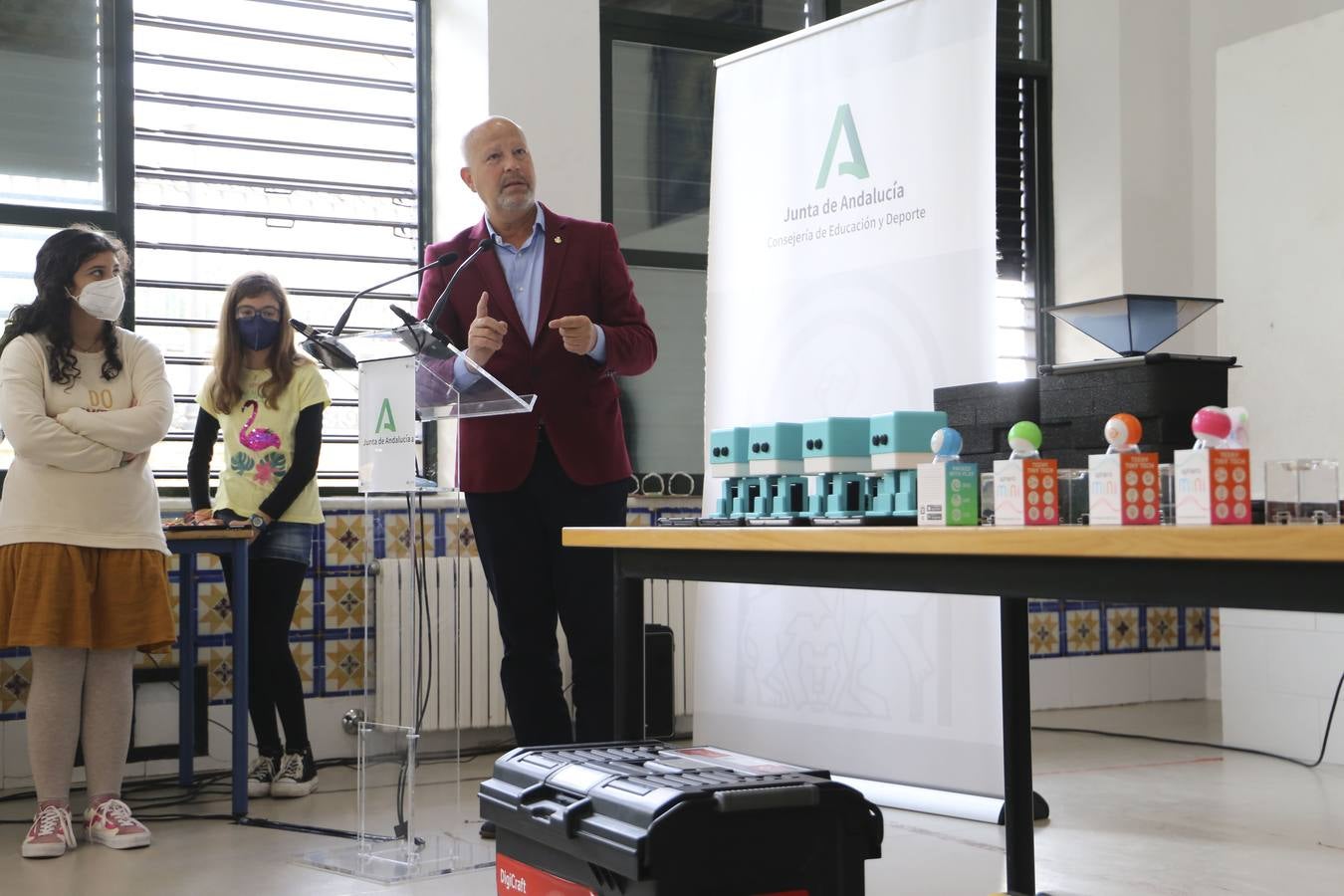 Javier Imbroda en los Altos Colegios de Sevilla