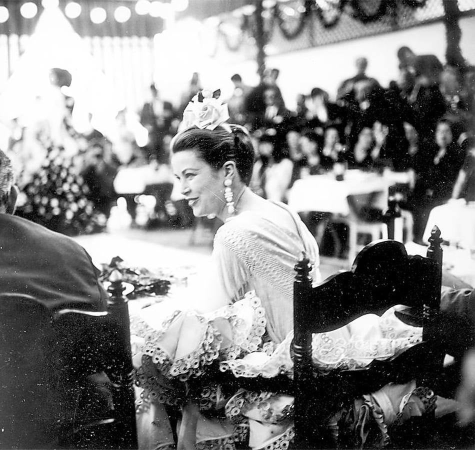 Grace Kelly  en la Feria de Abril de Sevilla de 1966