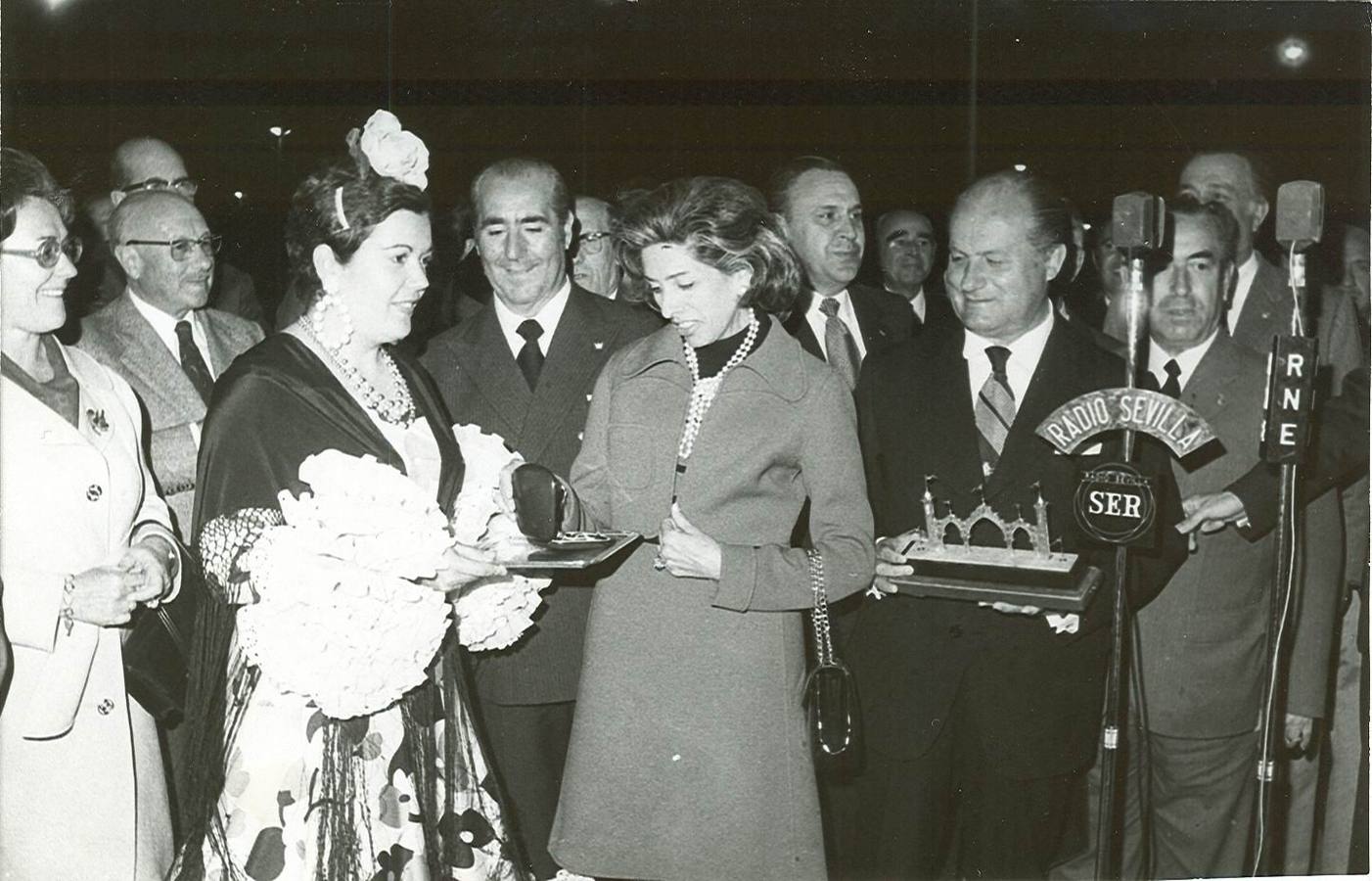 Primera Feria de Abril de Sevilla celebrada en el recinto de los Remedios, en el año 1973