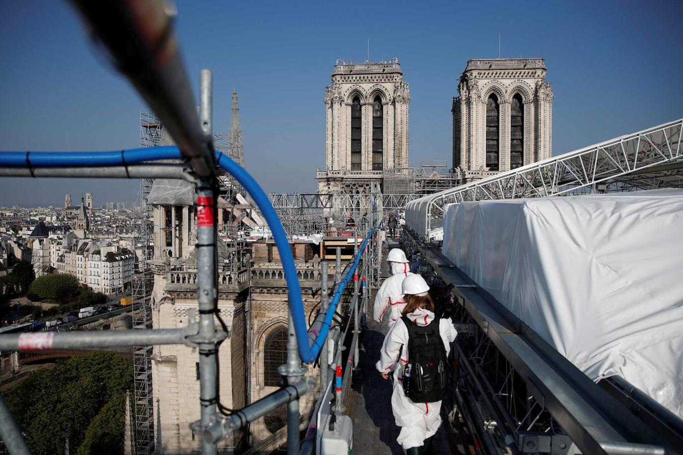 Dos años del incendio de Notre Dame. Así avanzan los trabajos de reconstrucción