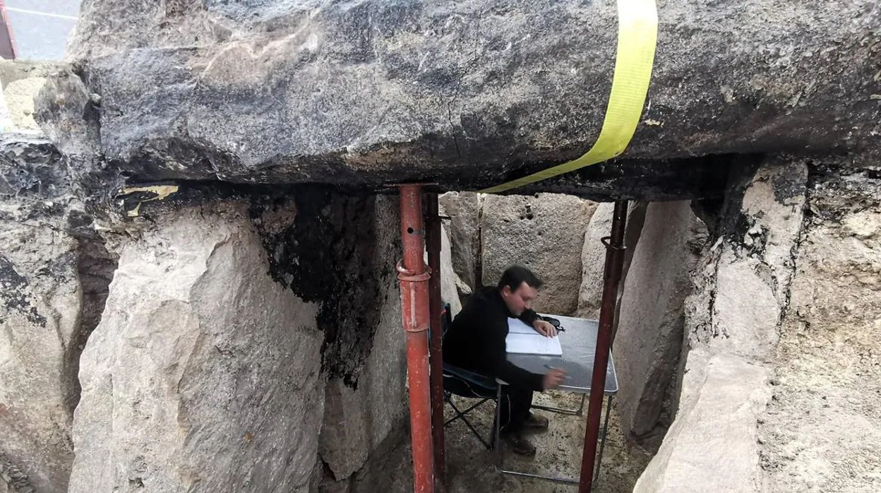 Importantes hallazgos en la excavación del dolmen de Cañada Real en Los Molares