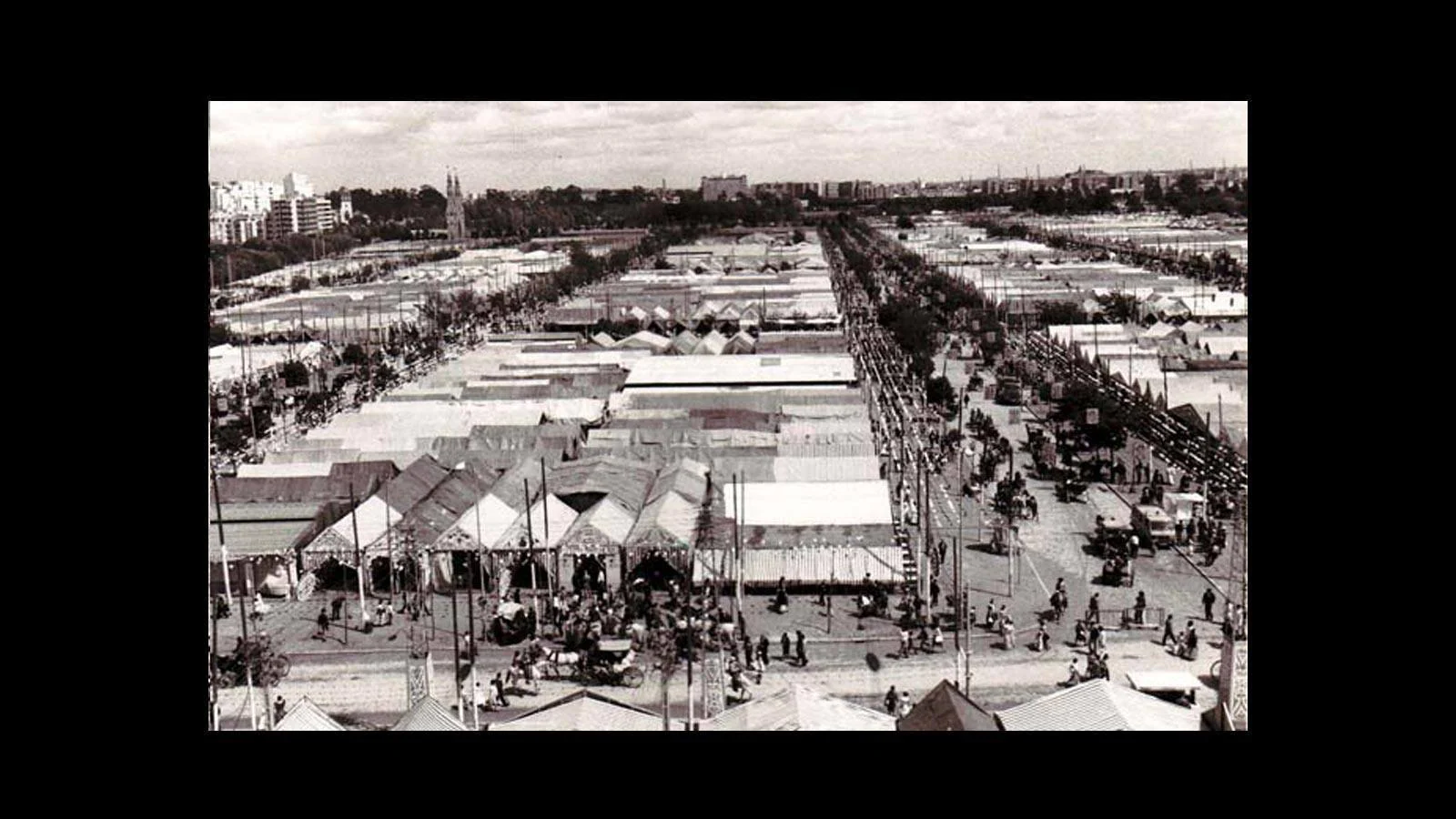 Feria de Abril de Sevilla en la década de los 80