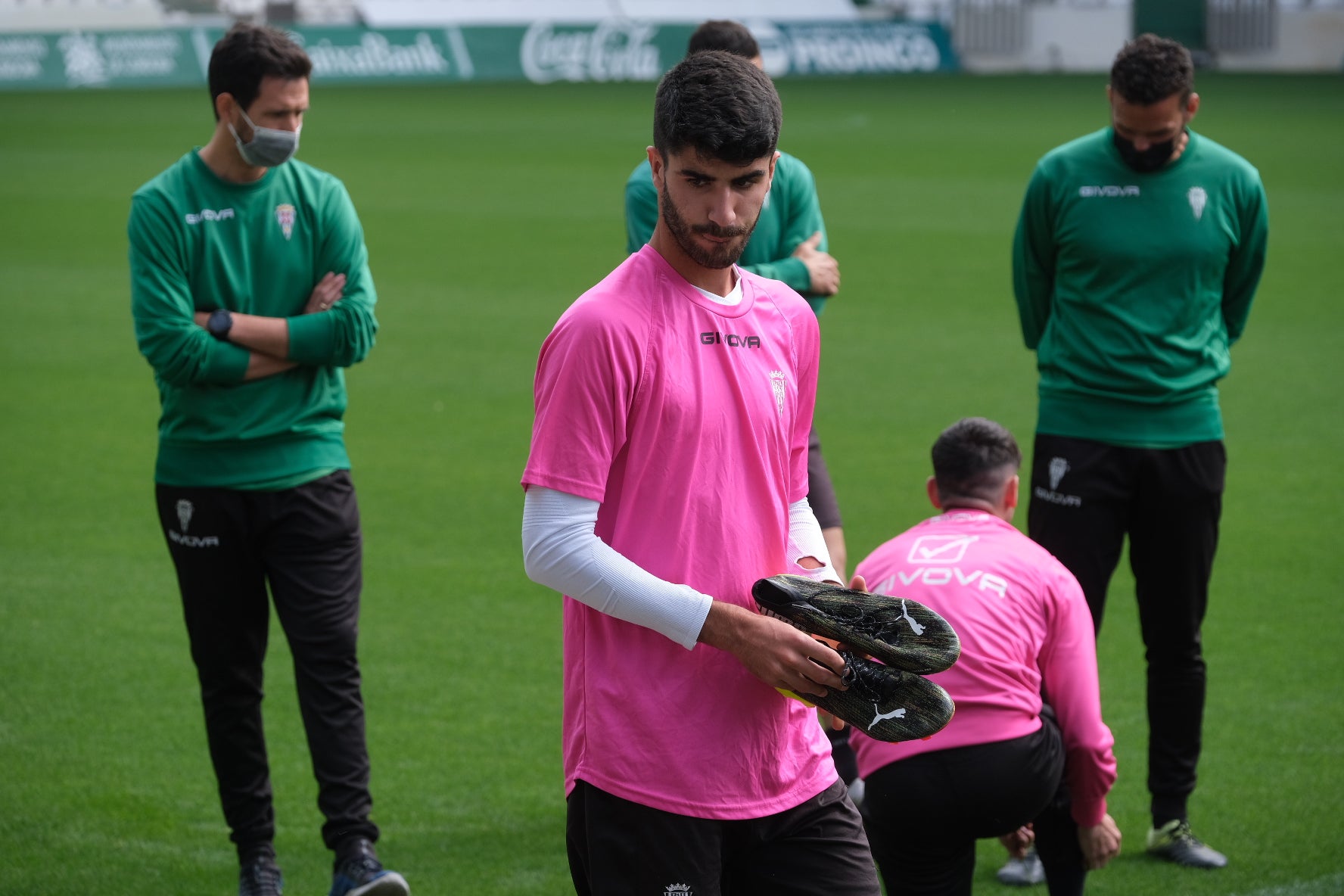 El estreno de Germán Crespo como técnico del Córdoba CF, en imágenes