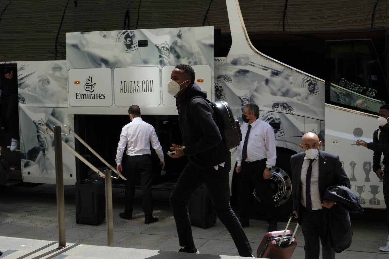 Fotos: La llegada del Real Madrid a Cádiz