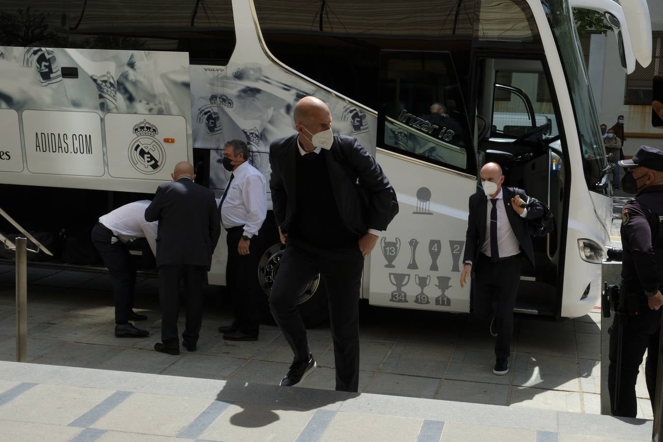 Fotos: La llegada del Real Madrid a Cádiz