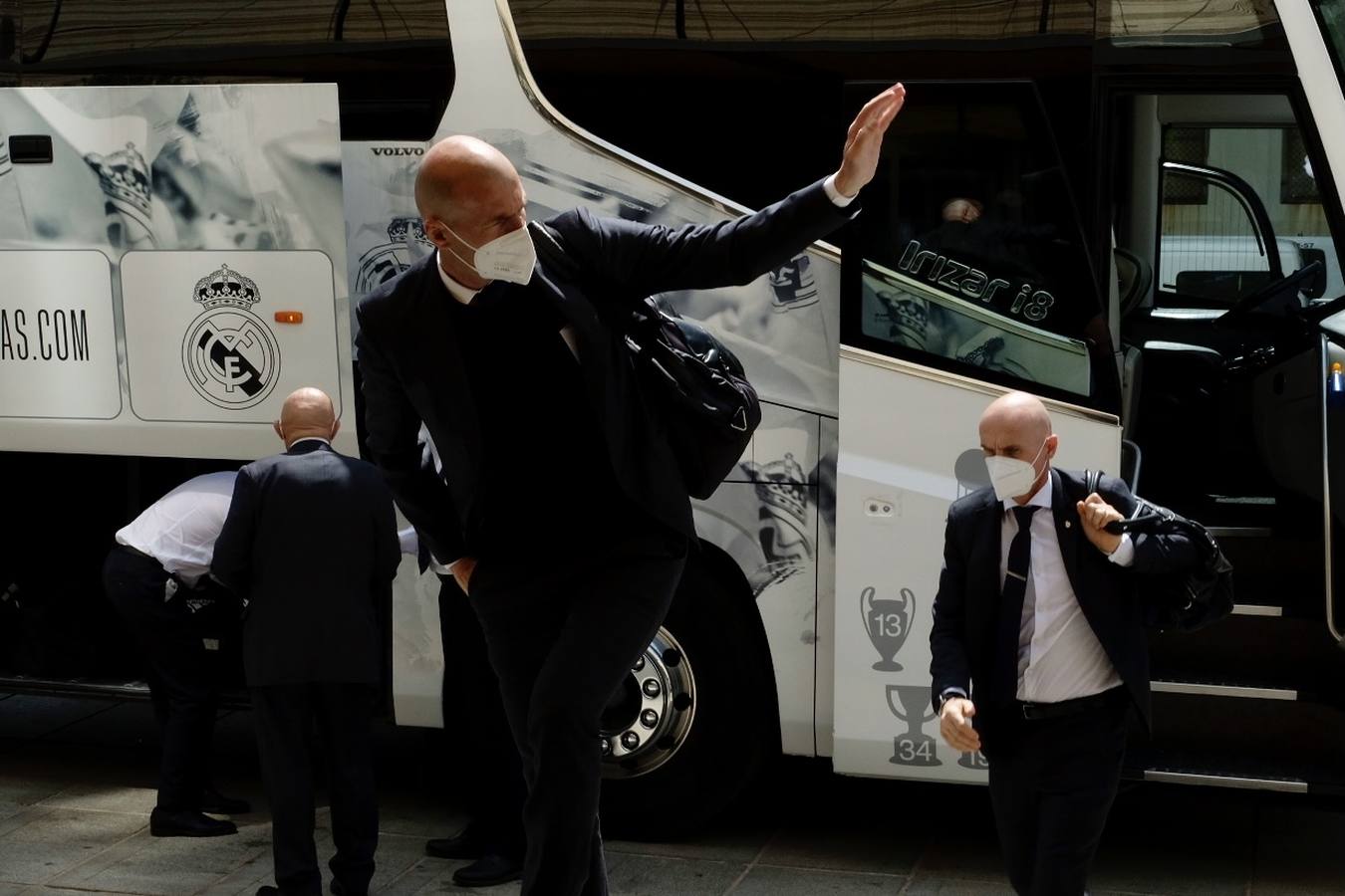 Fotos: La llegada del Real Madrid a Cádiz