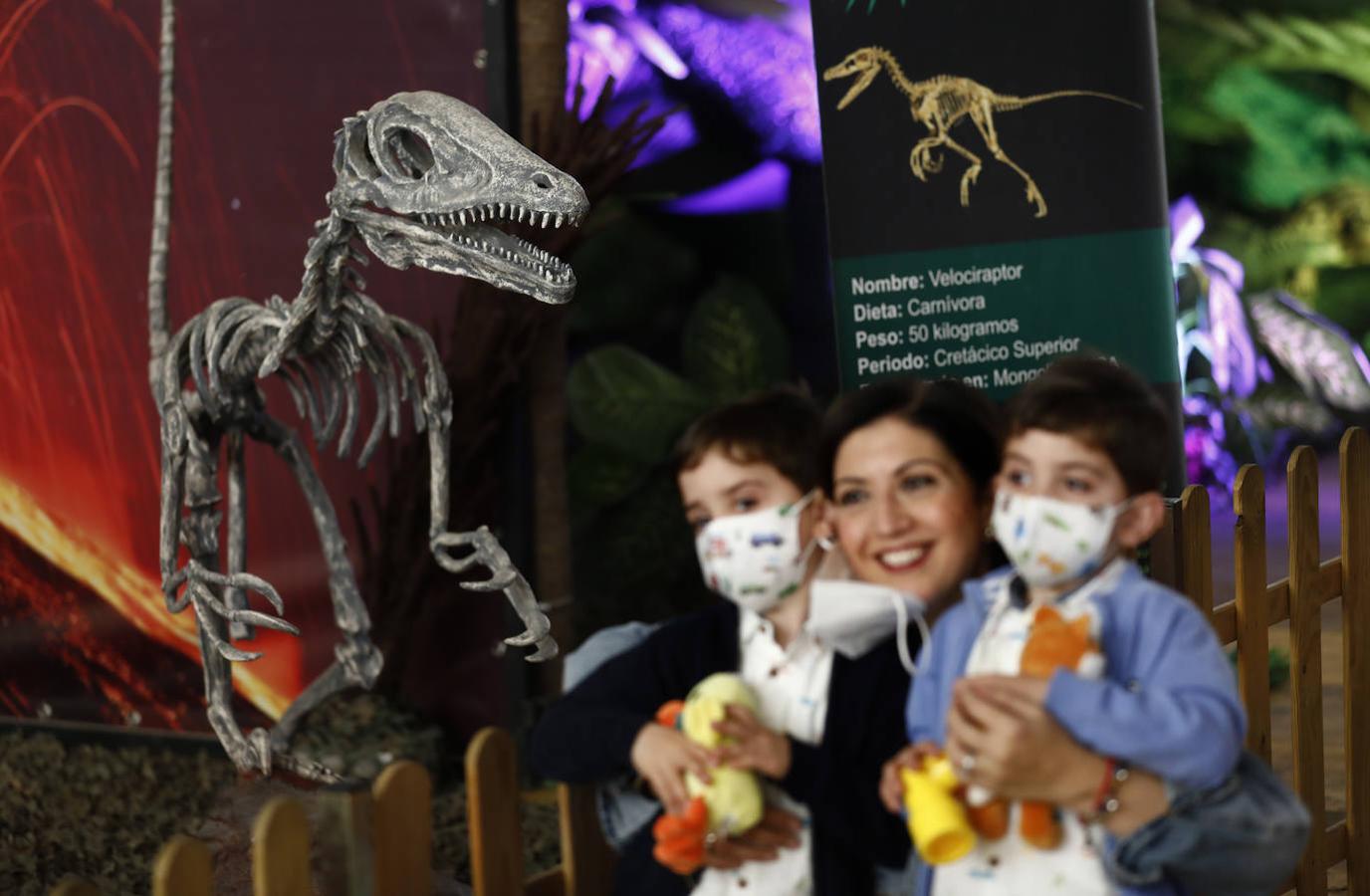 La carpa de Dinosaurs Tour en la Arruzafilla de Córdoba, en imágenes