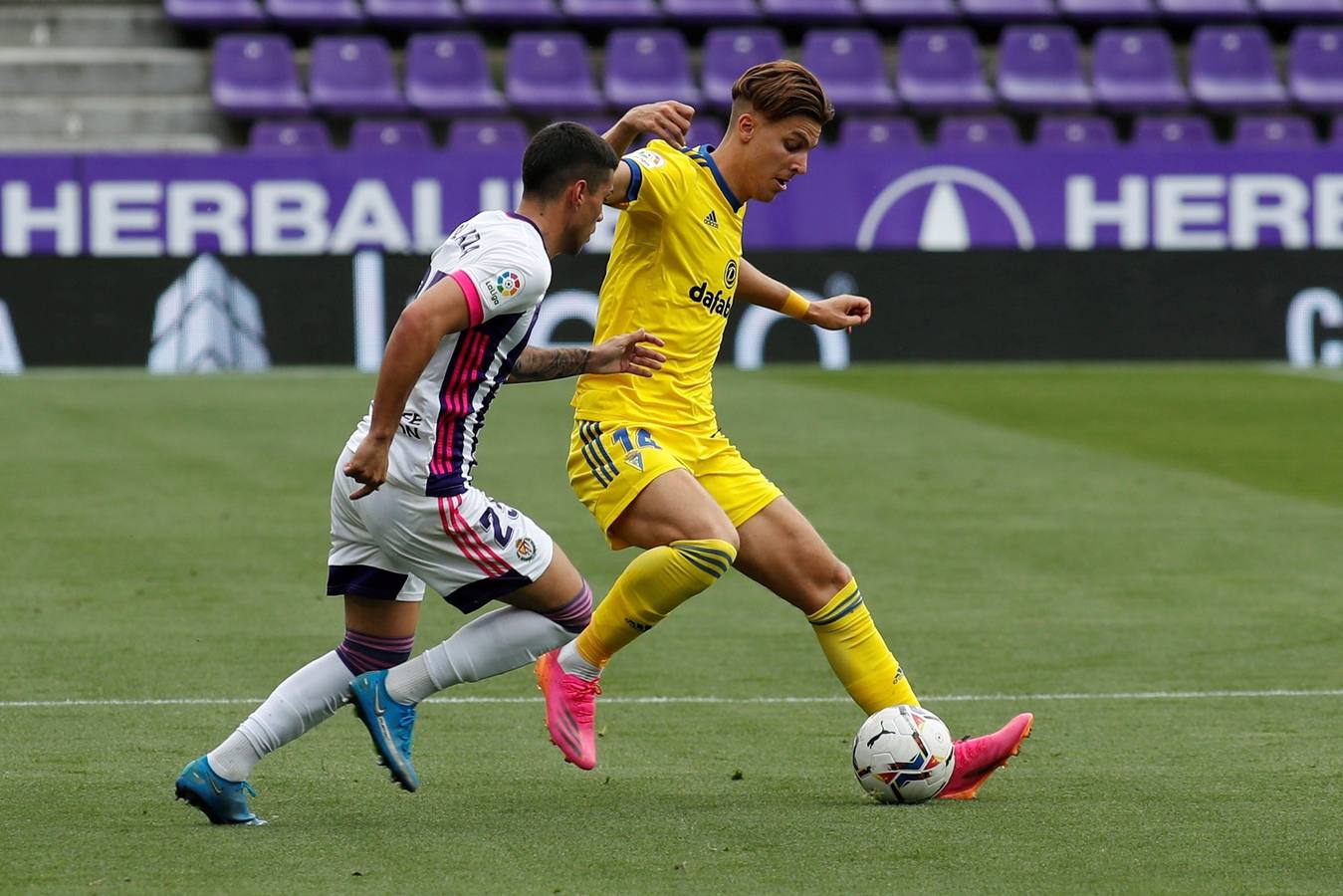 FOTOS: El empate del Cádiz en Valladolid, en imágenes