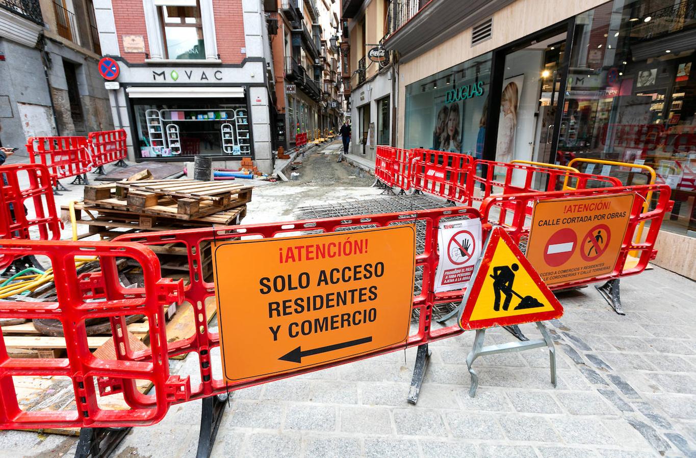 Las obras de la calle Comercio, en imágenes