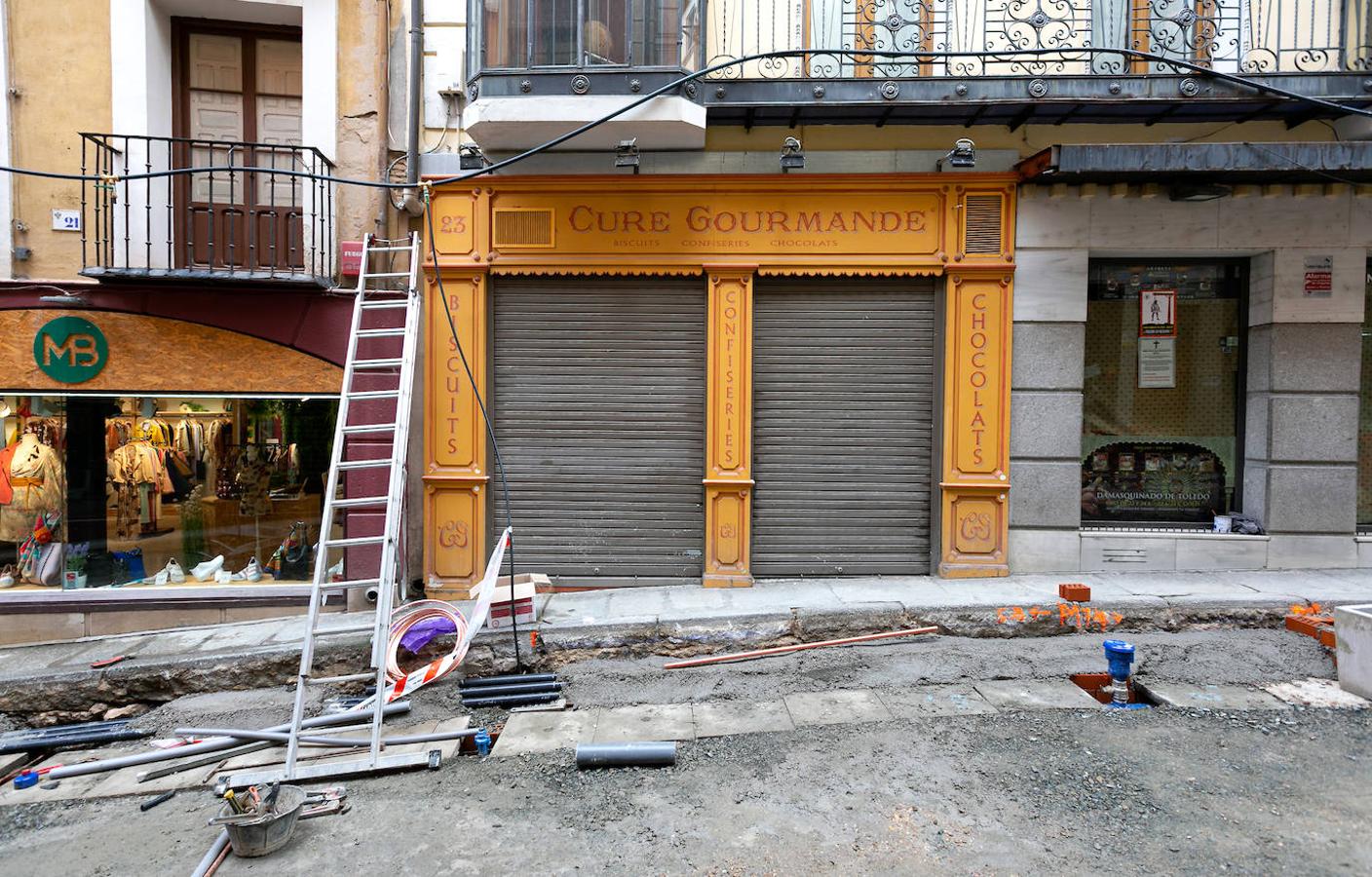 Las obras de la calle Comercio, en imágenes