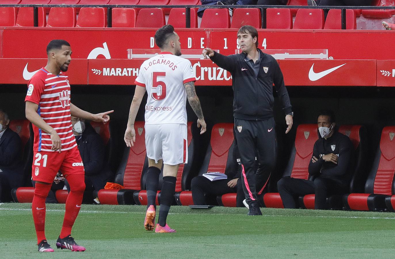 Partido entre el Sevilla y el Granada