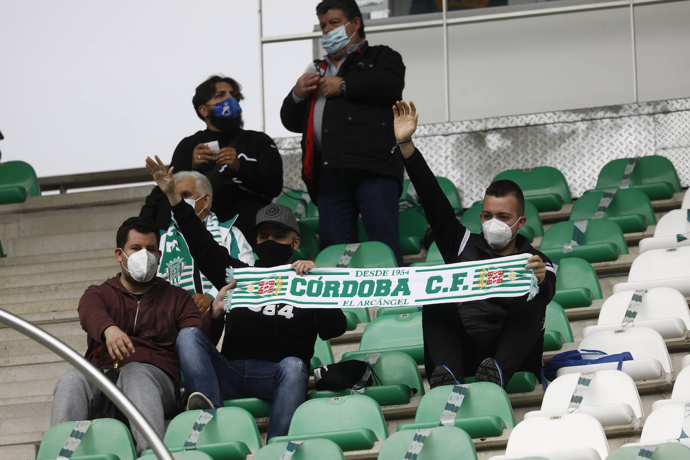 En imágenes, el ambiente del Córdoba CF - Tamaraceite