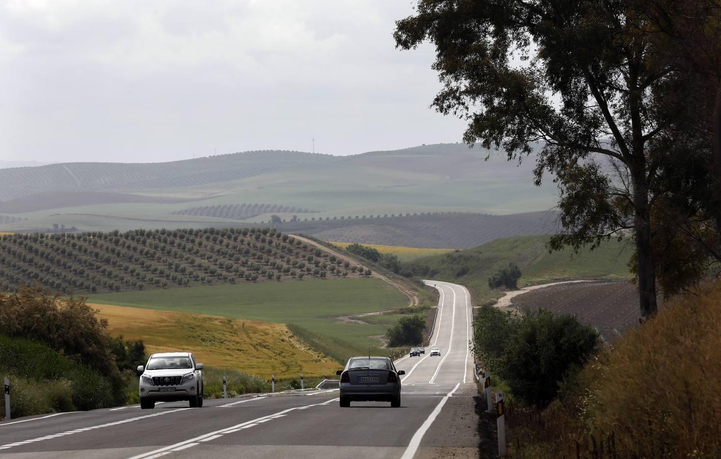 Así está la carretera N-432 a su paso por Córdoba, en imágenes