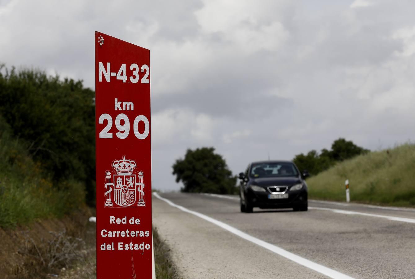 Así está la carretera N-432 a su paso por Córdoba, en imágenes