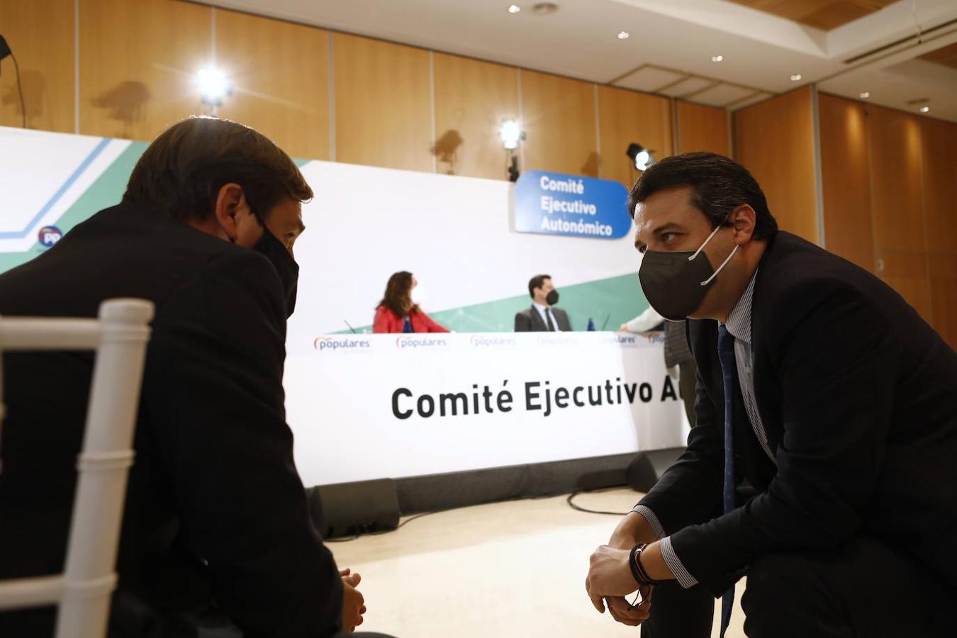 La reunión de la ejecutiva del PP-A en Córdoba, en imágenes