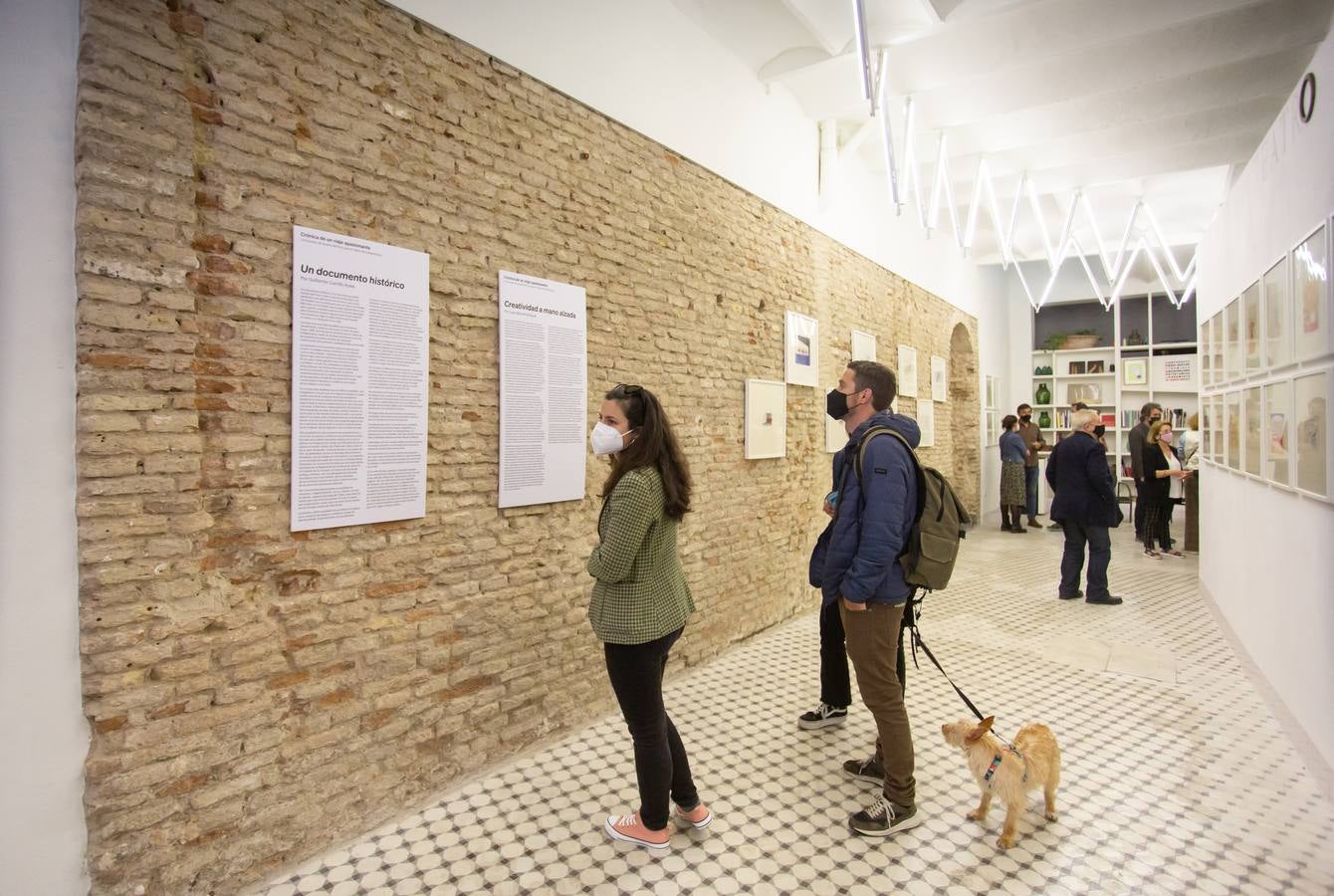 Inauguración de la exposición 'Crónica de un viaje apasionante. Los bocetos de Aurelio del Pozo para el Teatro de la Maestranza'