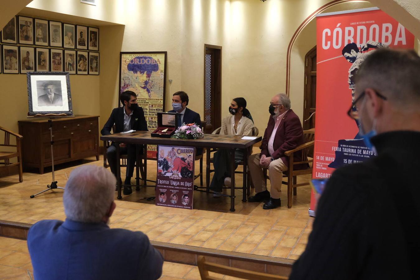 La presentación del premio taurino &#039;Oreja de Oro&#039; de Córdoba, en imágenes