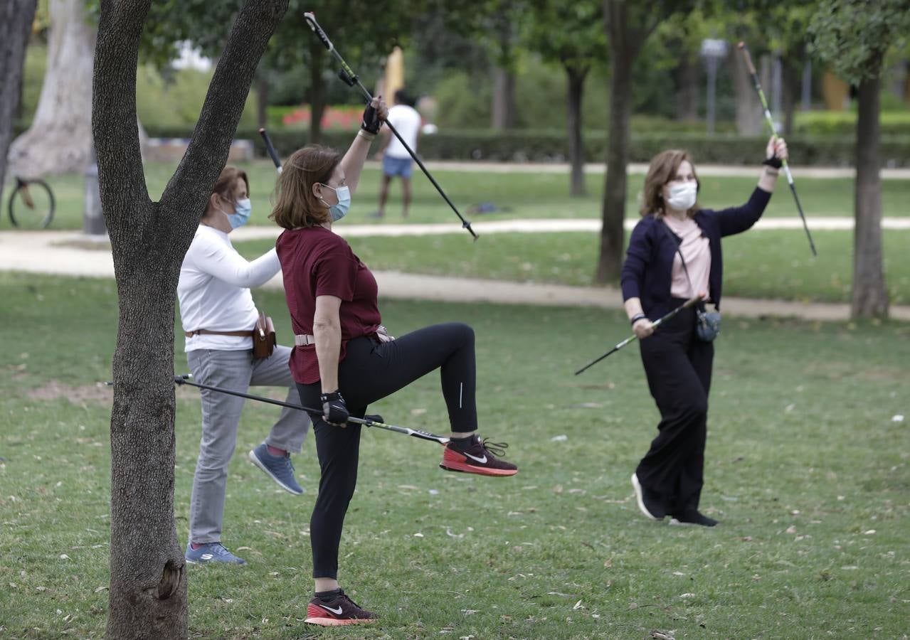 Parque de María Luisa, el gimnasio de los sevillanos