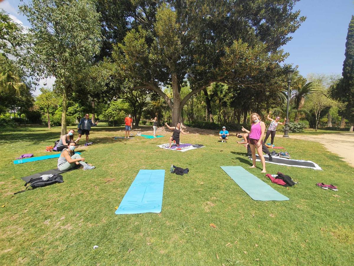 Parque de María Luisa, el gimnasio de los sevillanos