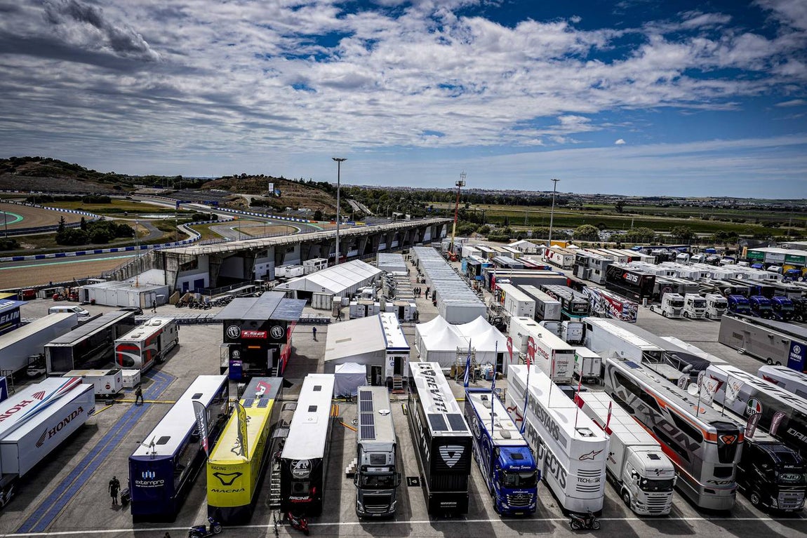 FOTOS: La llegada de los equipos al Gran Premio de MotoGP Jerez 2021