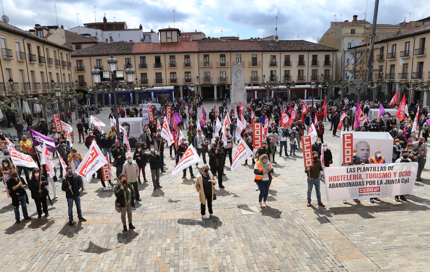 UGT y CCOO reivindican en Palencia la agenda social del Gobierno