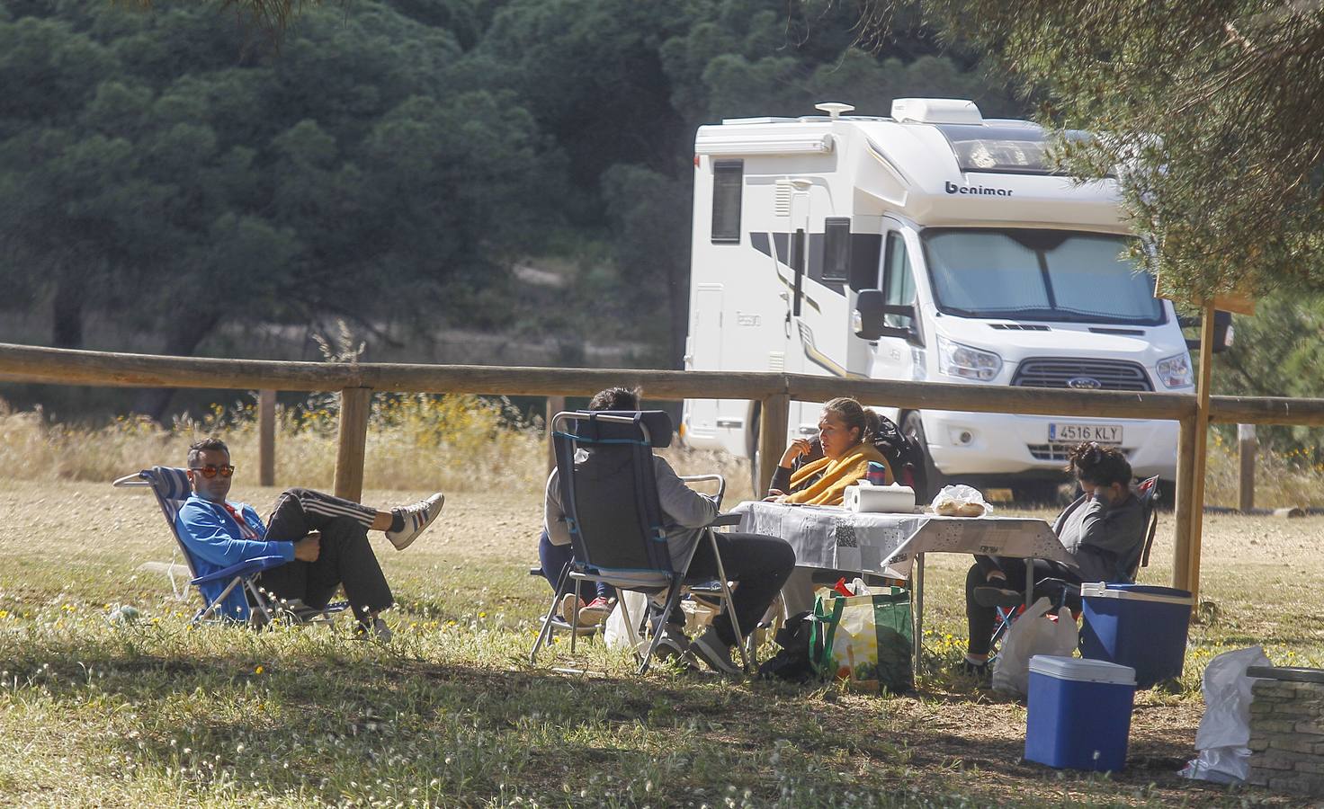 Ambiente este sábado en algunas playas onubenses