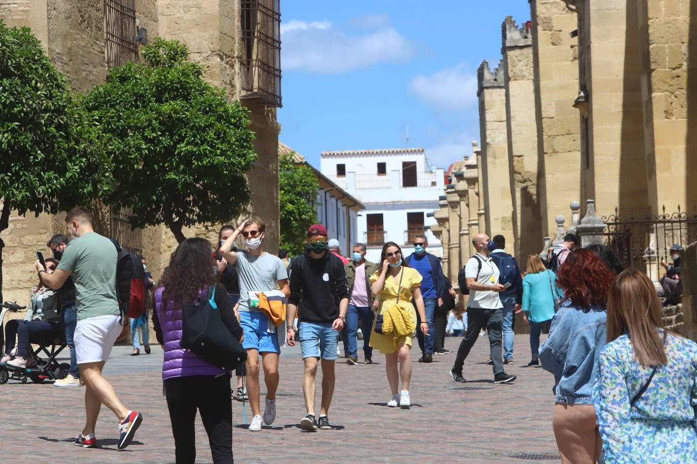 El ambiente en la Judería y el Centro de Córdoba, en imágenes