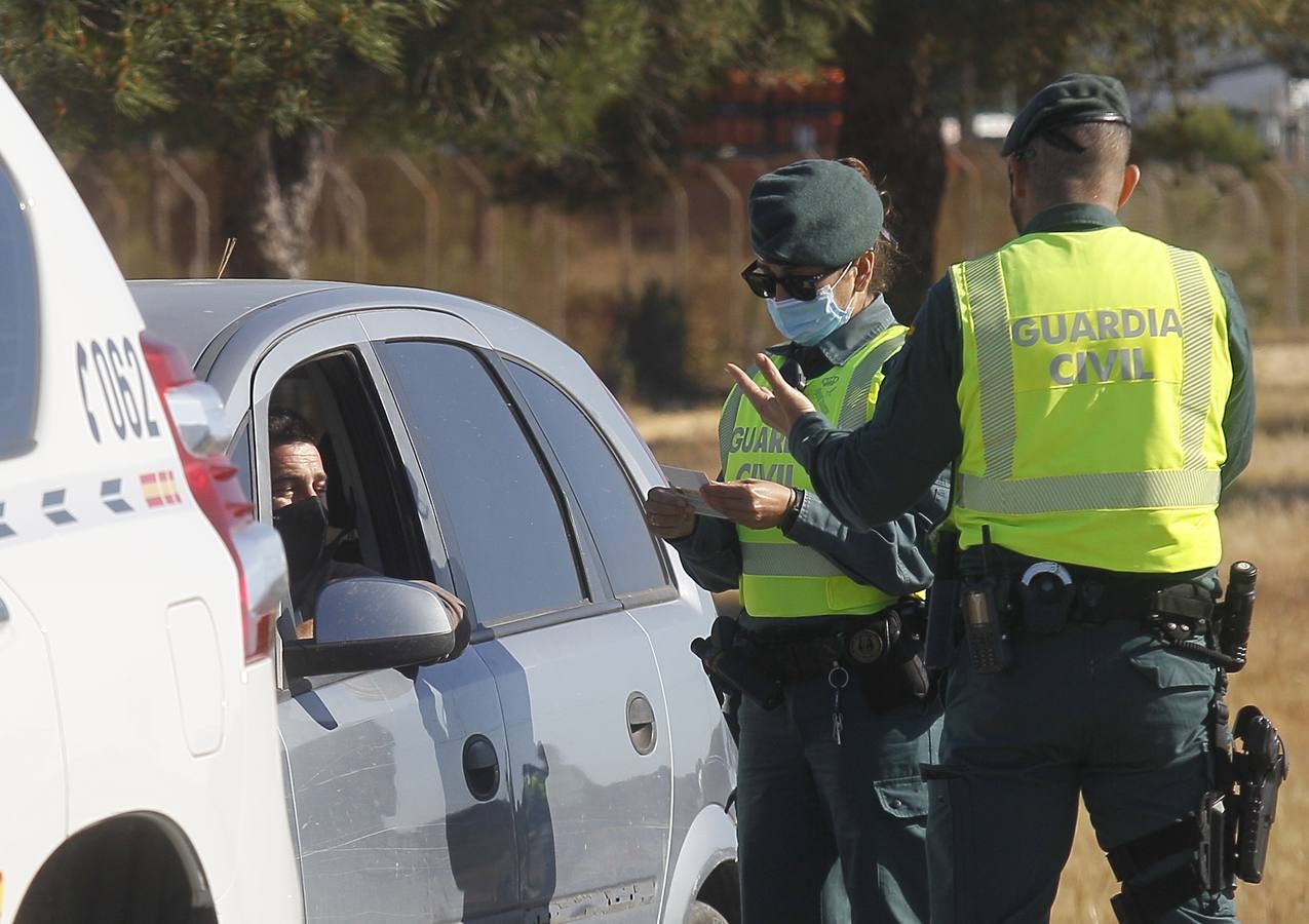 Controles a la entrada de Matalascañas