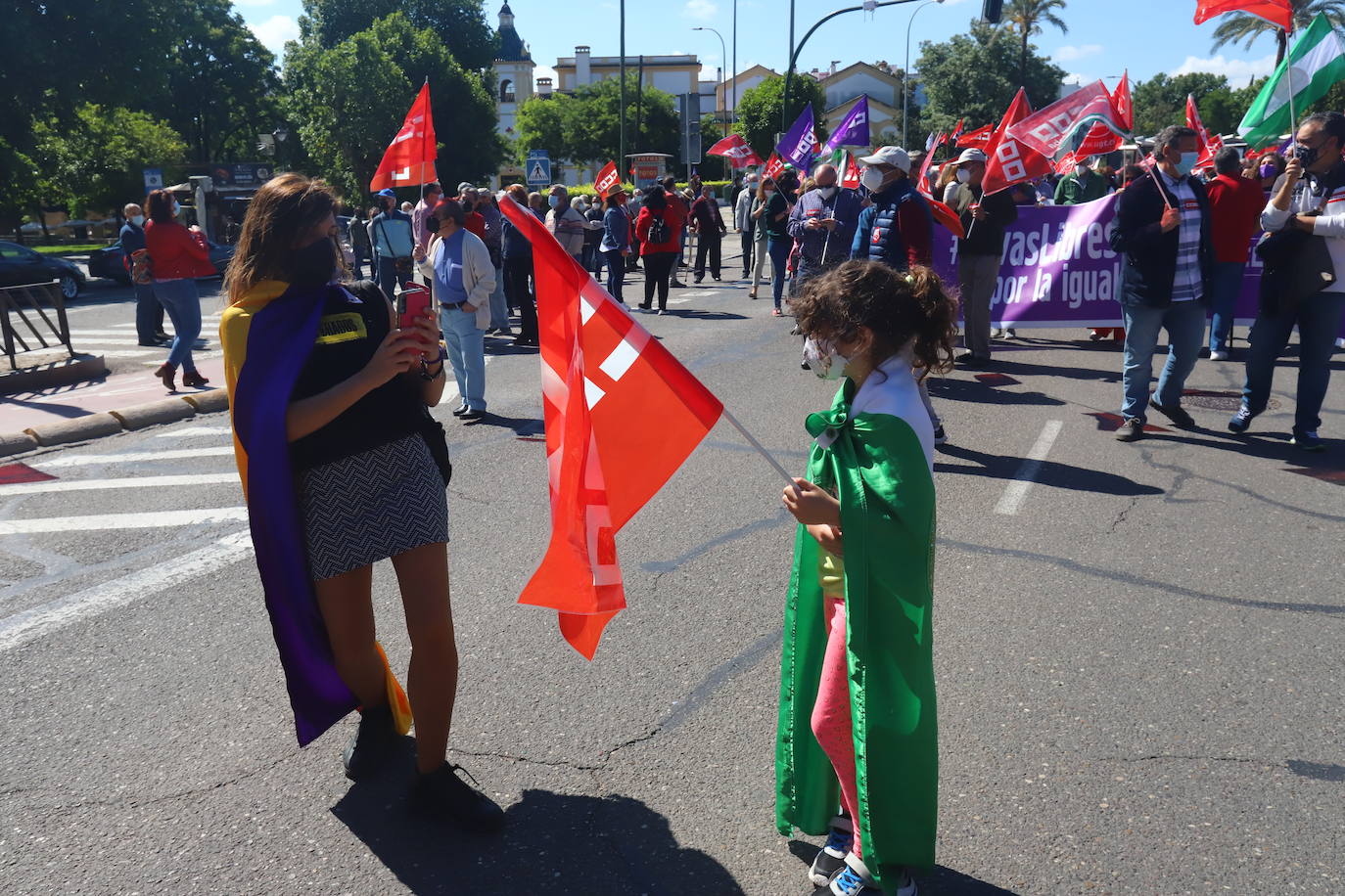 La manifestación del Primero de Mayo en Córdoba, en imágenes