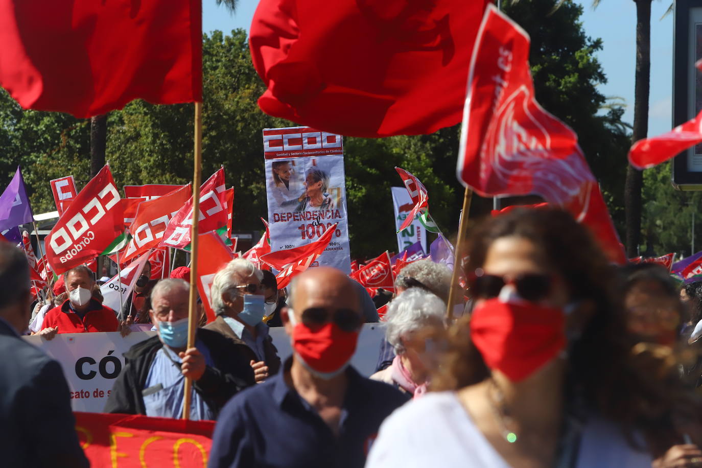 La manifestación del Primero de Mayo en Córdoba, en imágenes