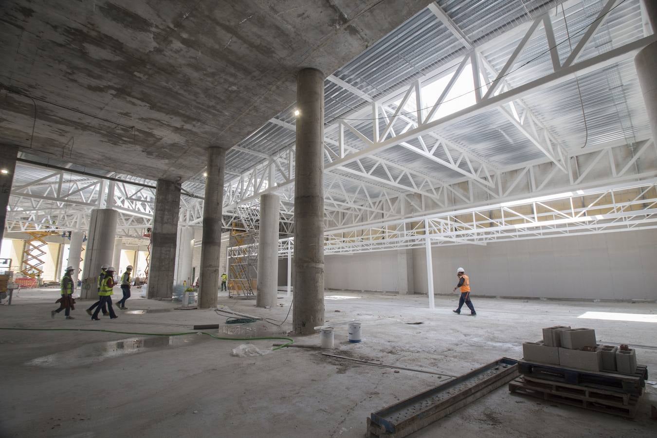 Obras en el aeropuerto de Sevilla