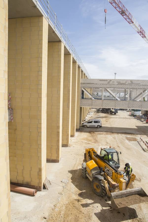 Obras en el aeropuerto de Sevilla