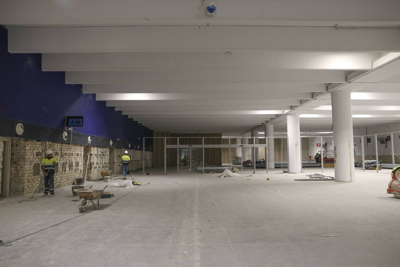 Obras en el aeropuerto de Sevilla