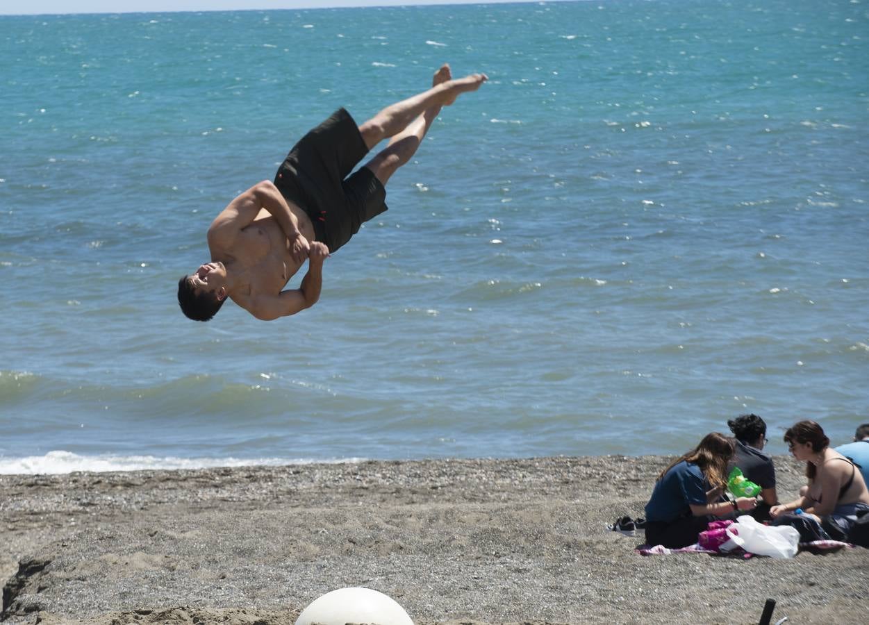 Playa de la Misericordia en Málaga