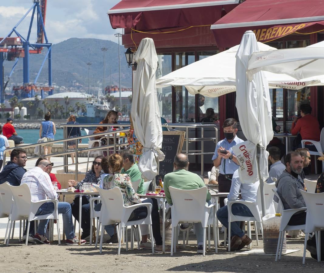 Playa de la Misericordia en Málaga