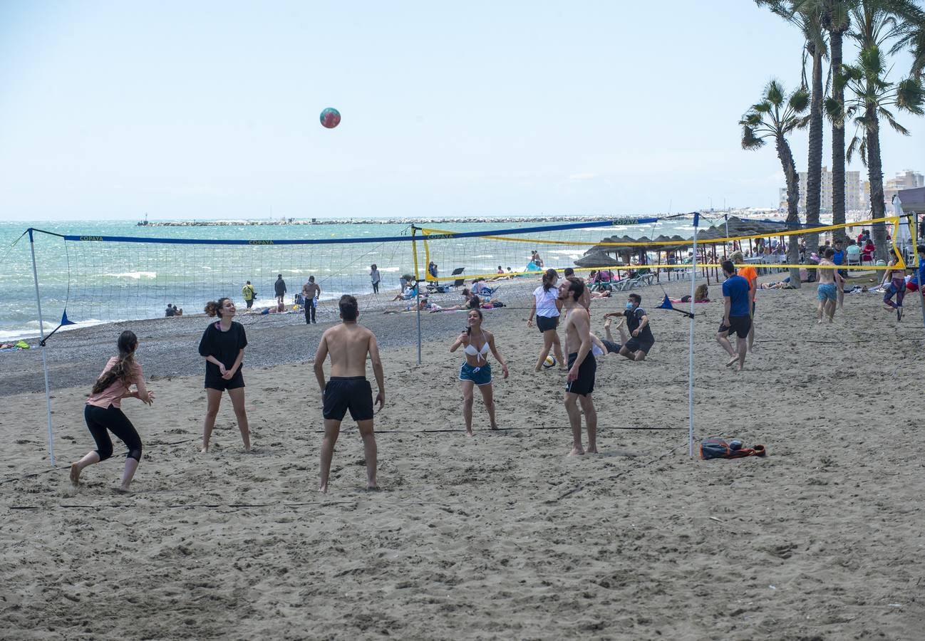 Playa de la Misericordia en Málaga