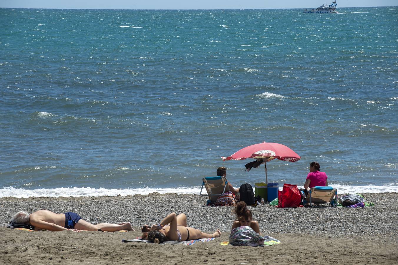 Playa de la Misericordia en Málaga