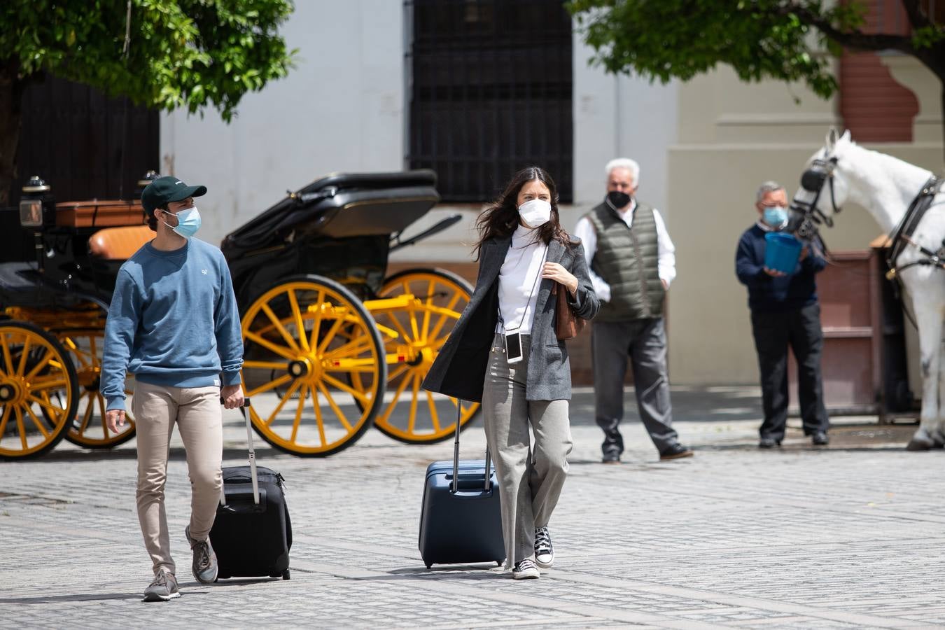 Ambiente del centro de Sevilla