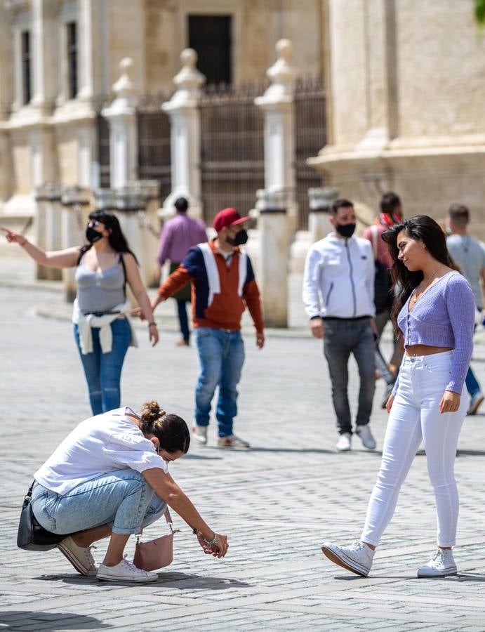 Ambiente del centro de Sevilla