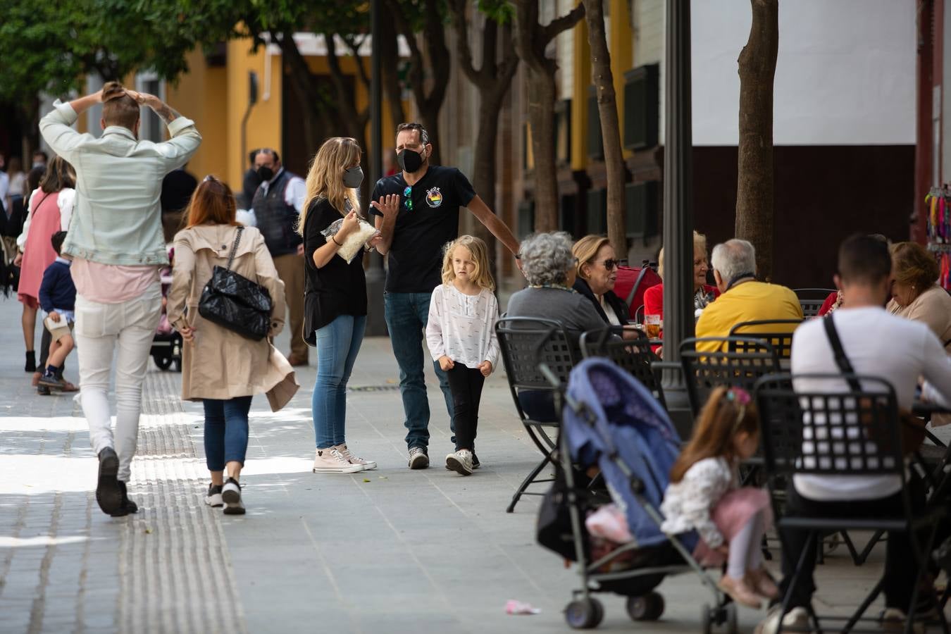 Ambiente del centro de Sevilla