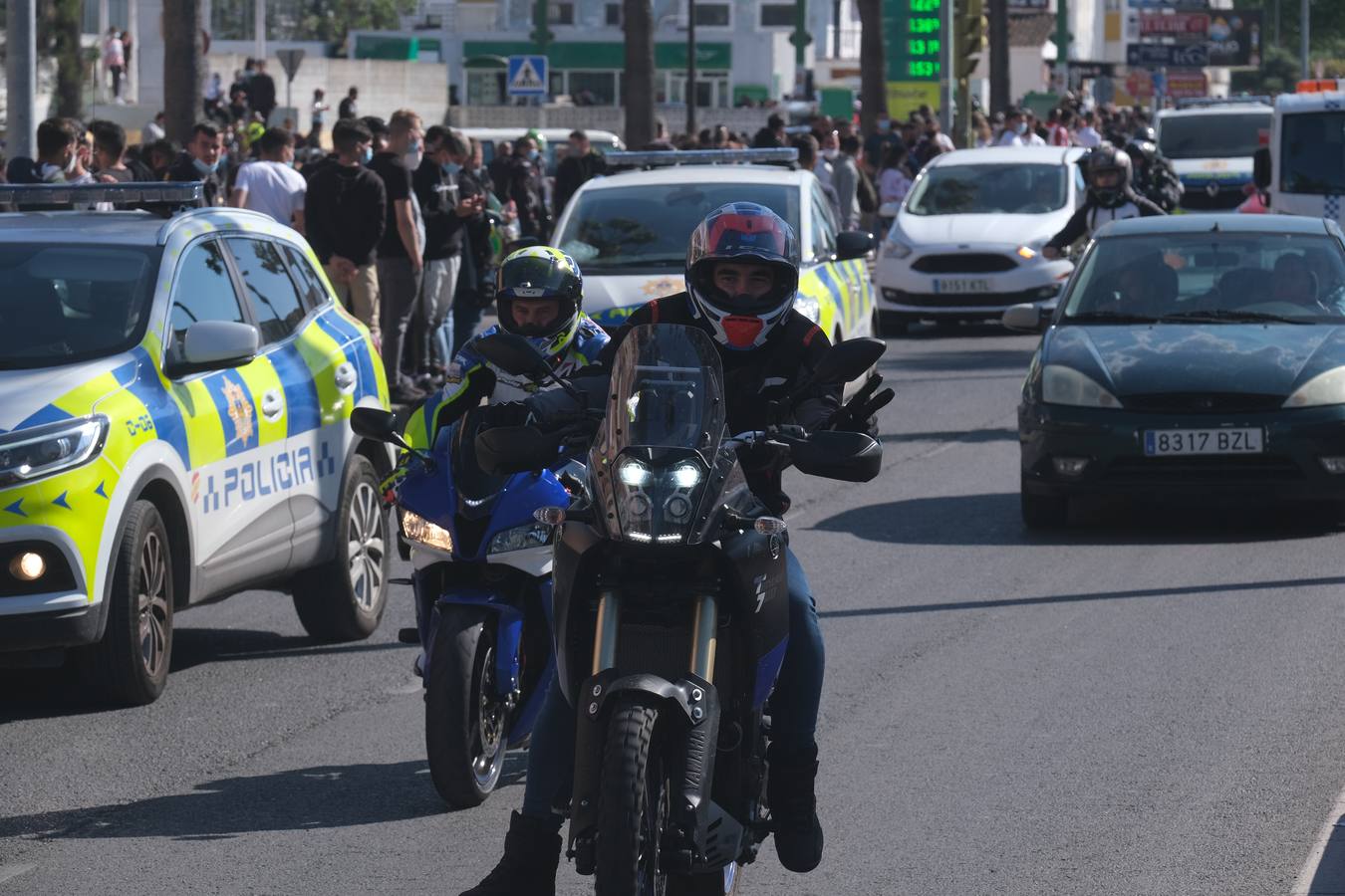 Ambiente de motos en El Puerto