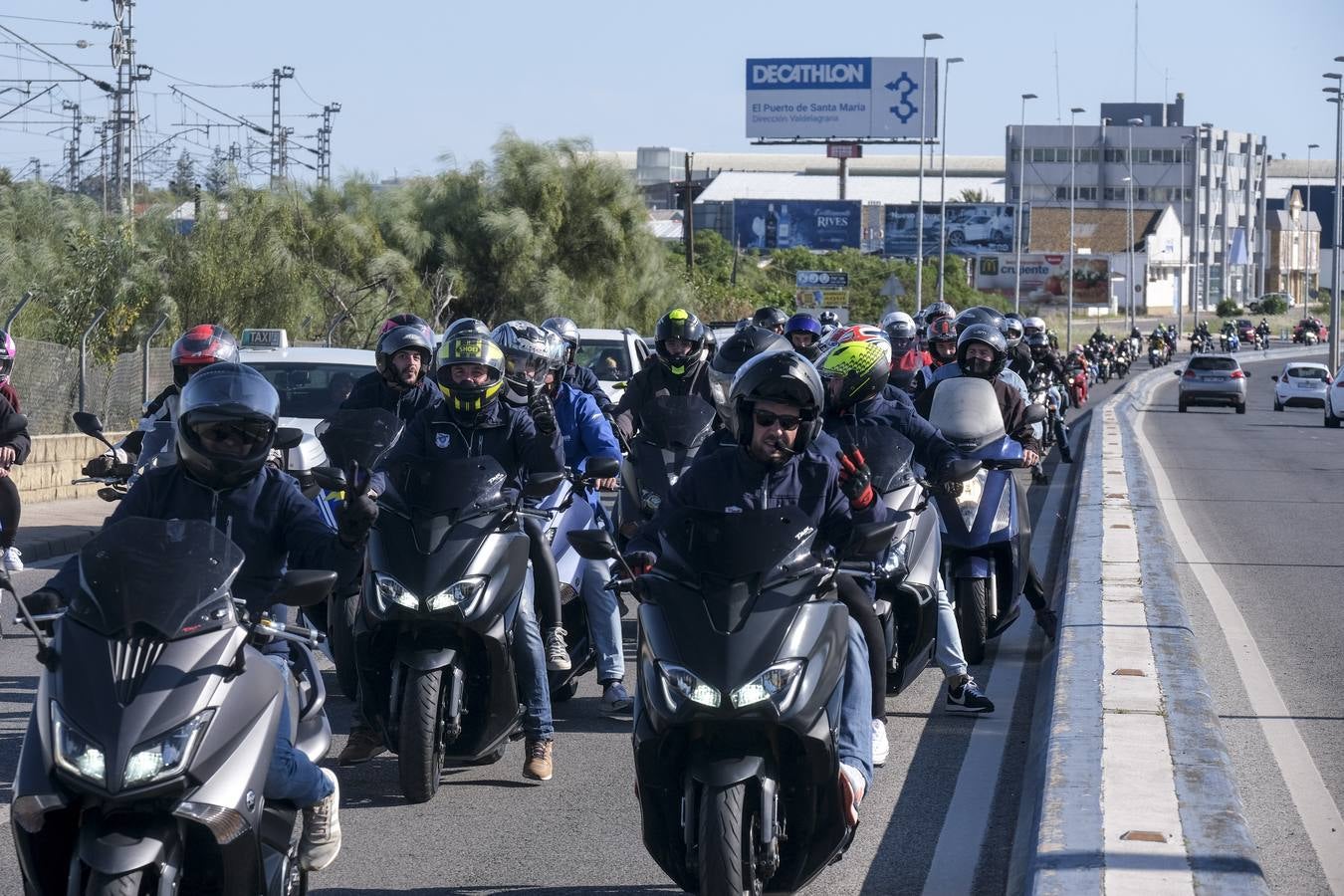 Ambiente de motos en El Puerto