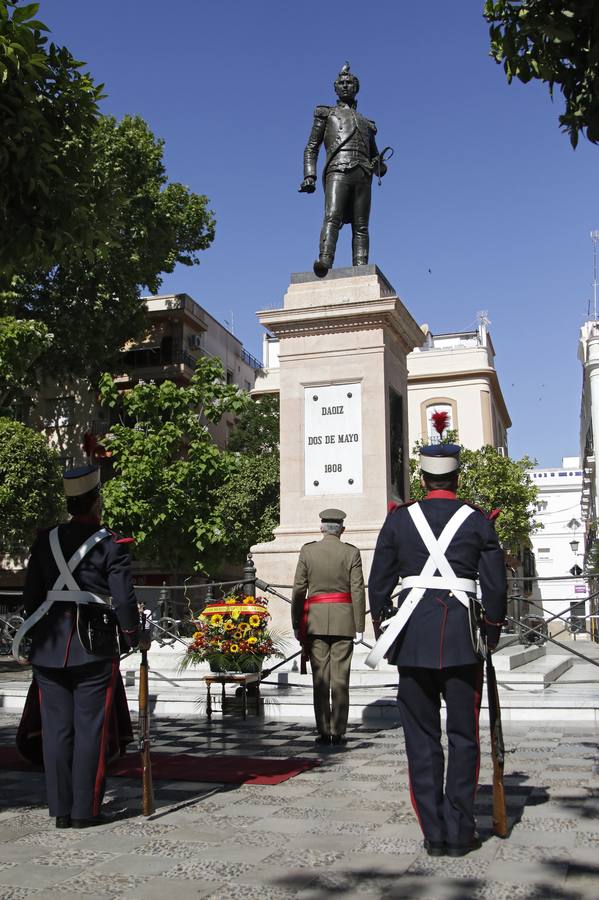 Homenaje a Daoiz y Velarde, héroes de la Guerra de Independencia española, en Sevilla