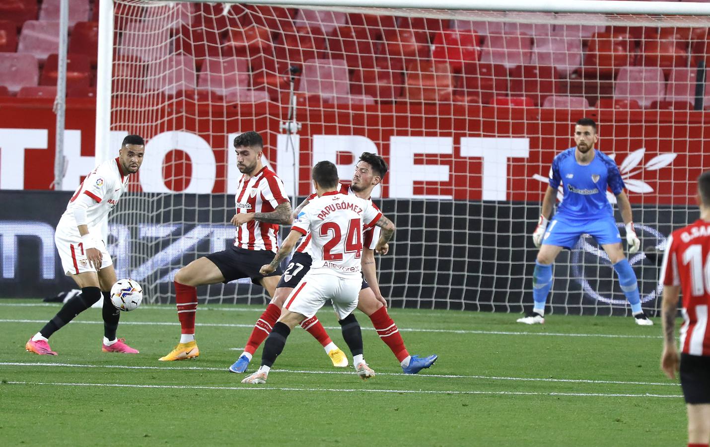 Encuentro entre el Sevilla F.C. y el Athletic de Bilbao