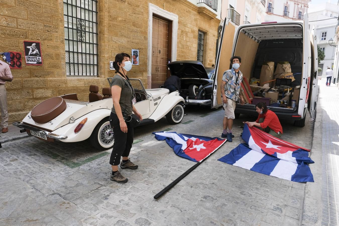 FOTOS: Así es el rodaje de &#039;Cuba Libre&#039; en Cádiz