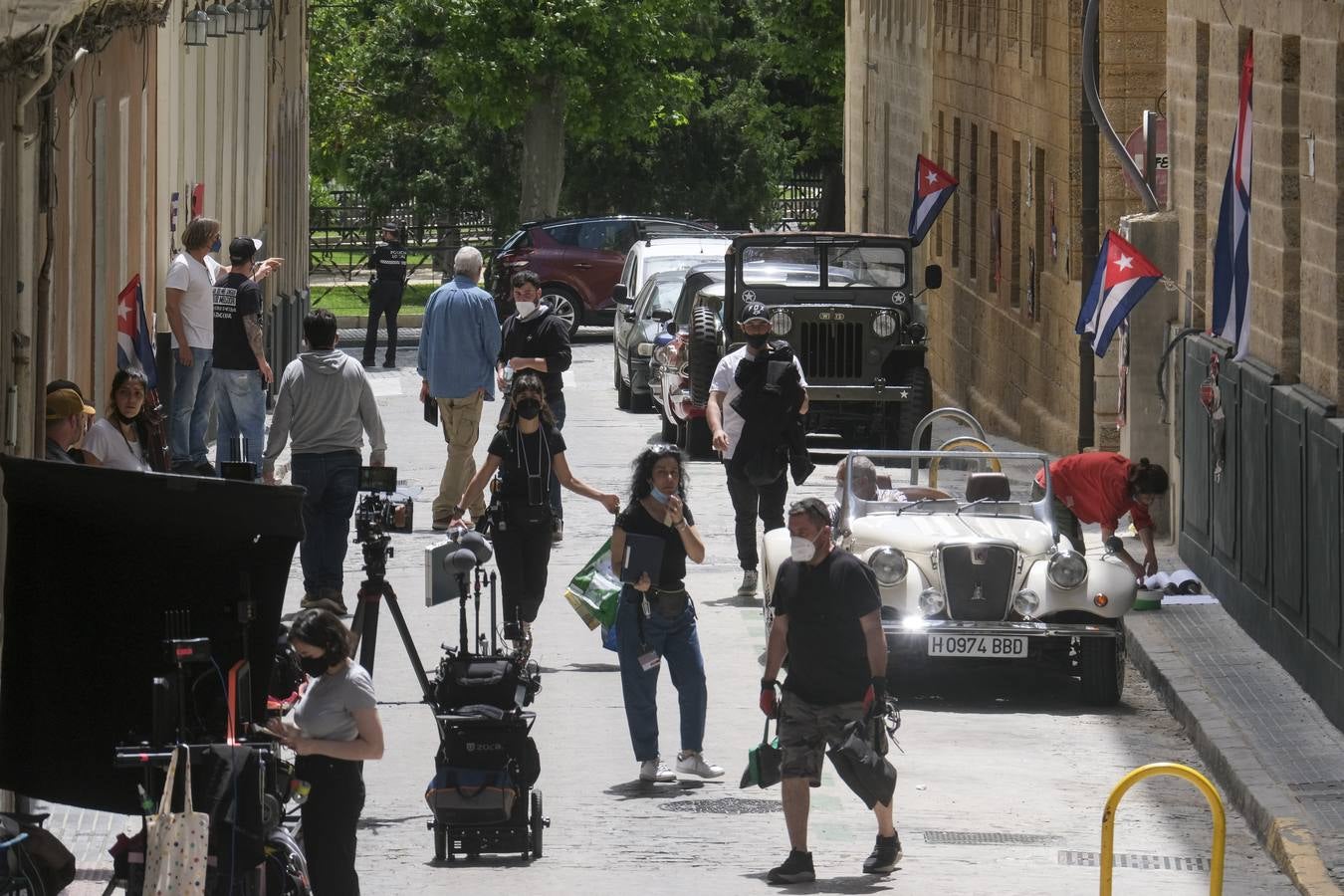 FOTOS: Así es el rodaje de &#039;Cuba Libre&#039; en Cádiz