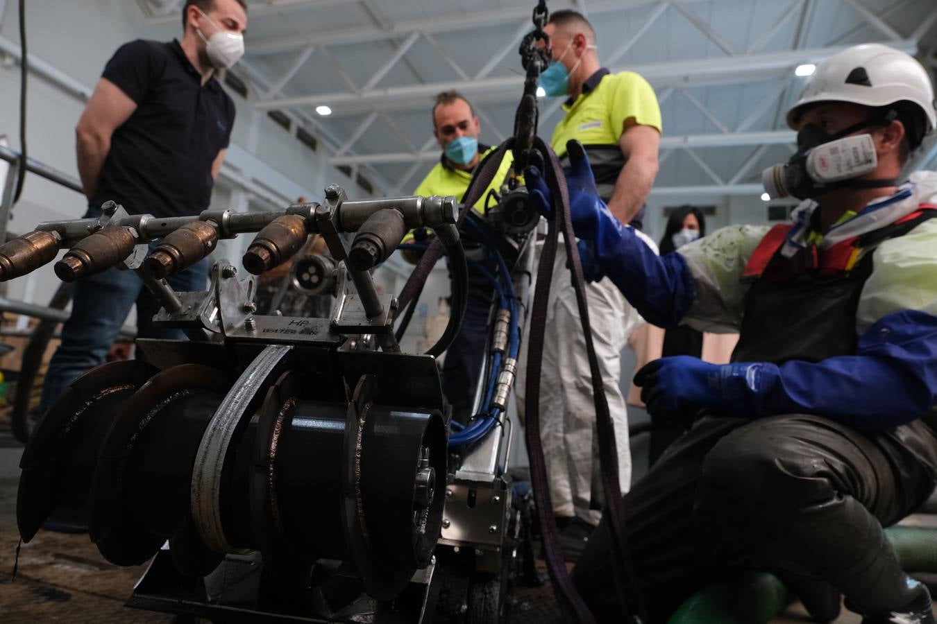 FOTOS: Así es el nuevo robot de Aguas de Cádiz