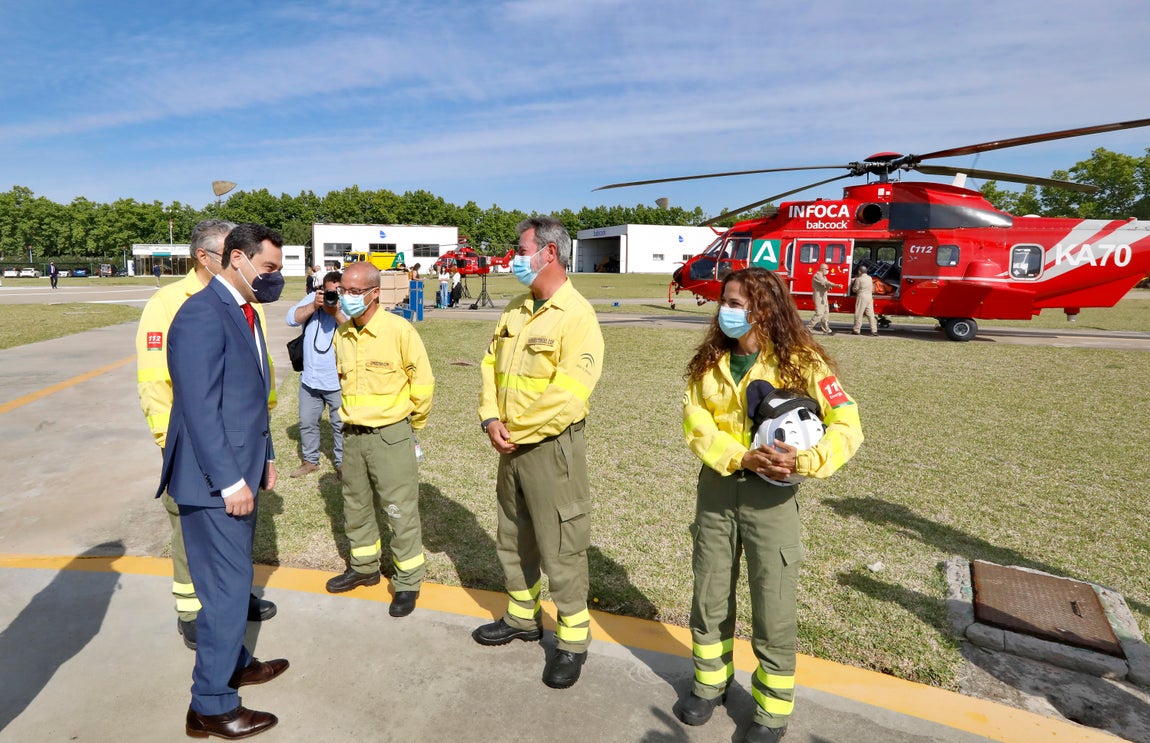 Presentación del nuevo equipamiento del Infoca