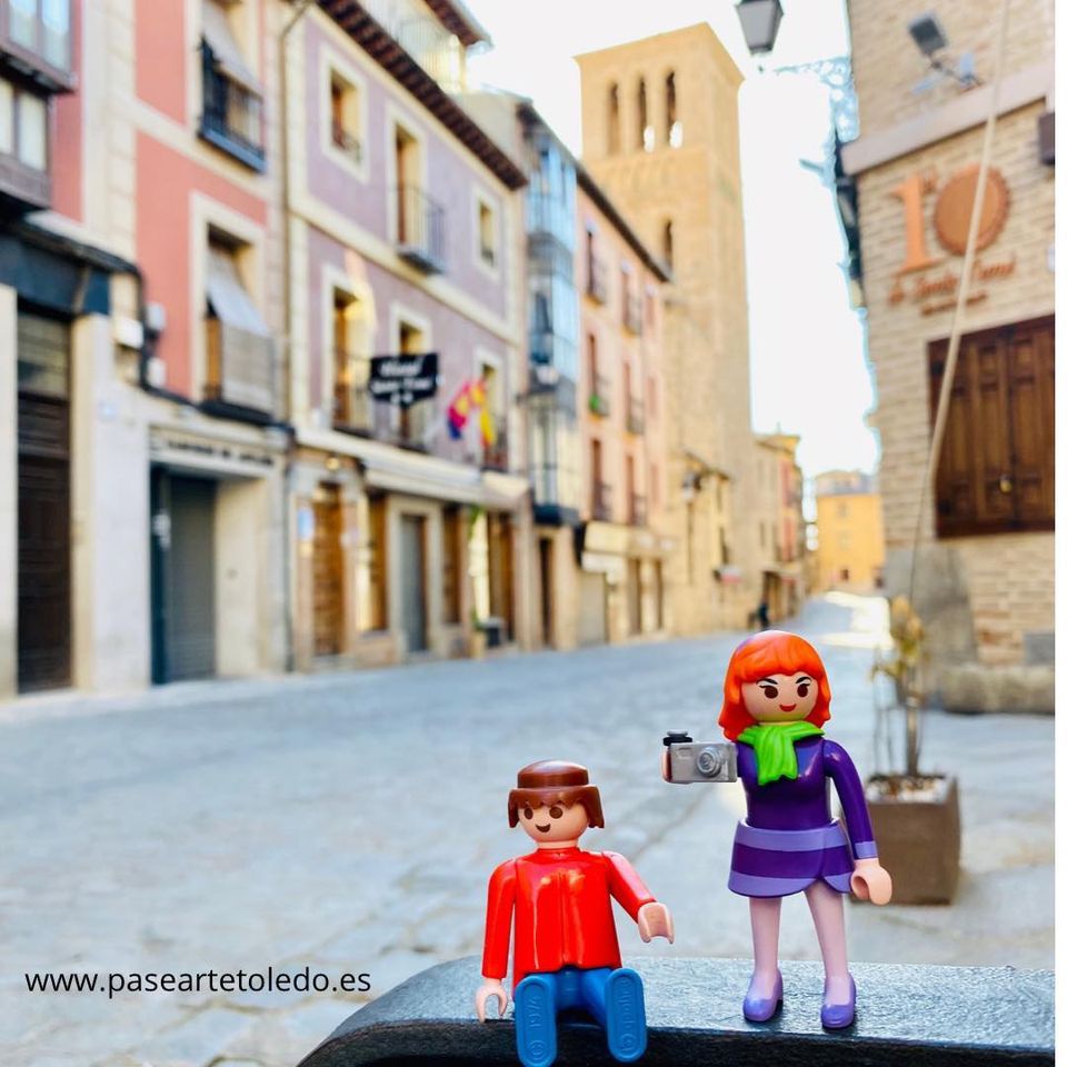 Los playmobil, de turismo por Toledo